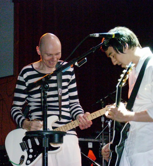 Billy Corgan and guitarist Jeff Schneider